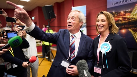 Nigel Farage says Reform is now main opposition party after local election gains – video