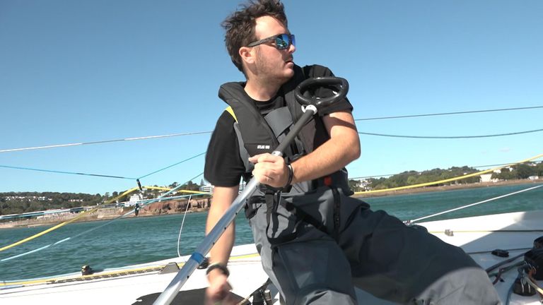 Co-skipper Charlie Warhurst 