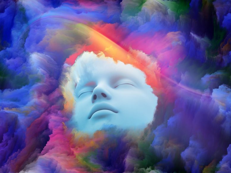 Psychedelic Mystical Dream Illustration