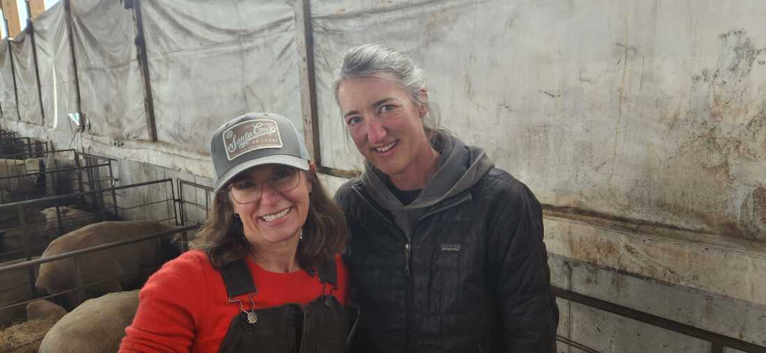 Lambing is hard and messy. The hours are long. The nights and early mornings can be frosty cold. But Kristen Kimball and her farm hand Ann Brown say this work and new life are joyful.