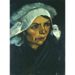 Vincent van Gogh's Head of a Peasant Woman (1885).