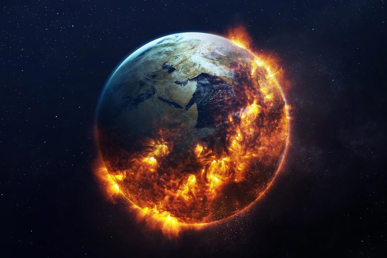 Earth on Fire Planetary Catastrophe