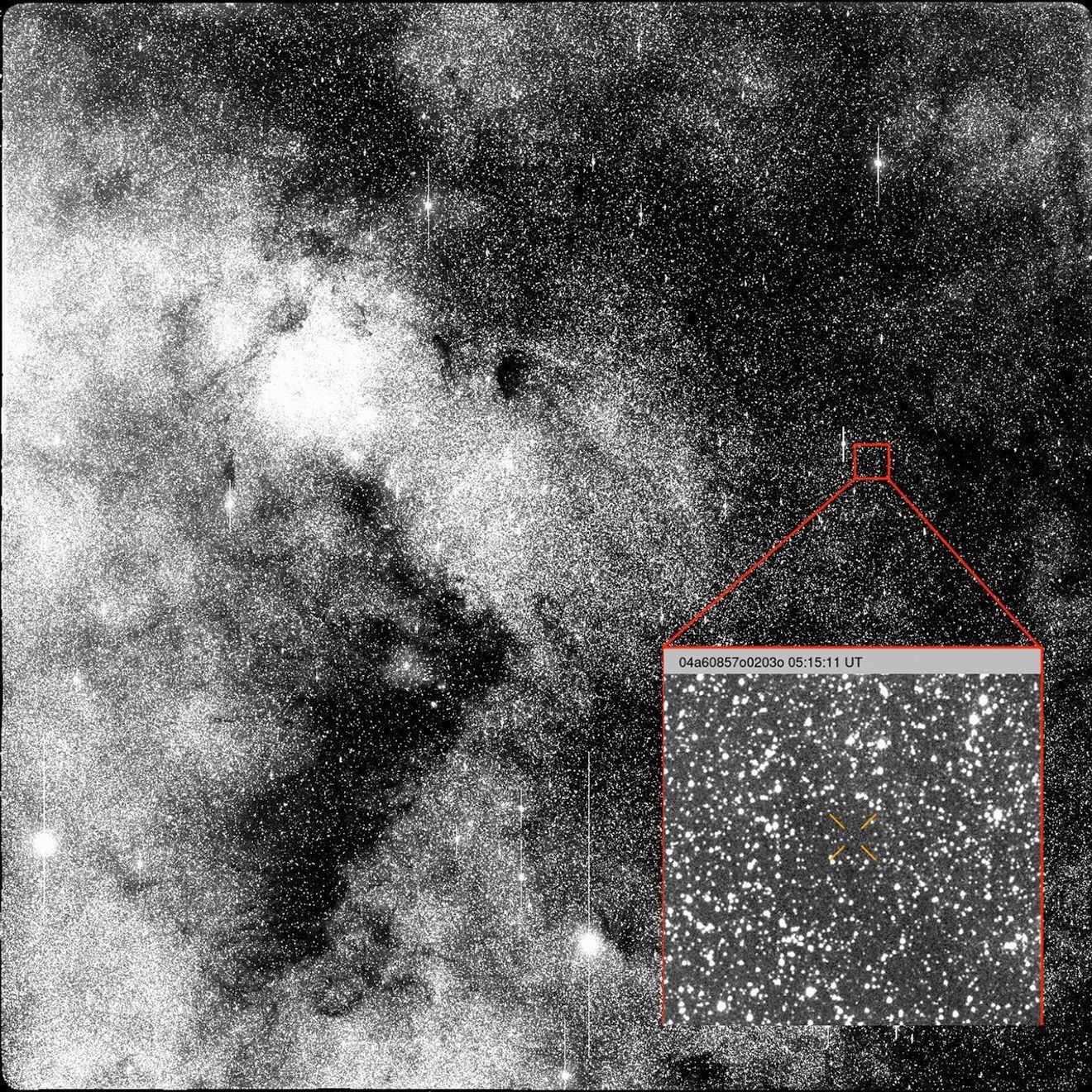 Image may contain Nature Outdoors Night Astronomy Outer Space and Nebula
