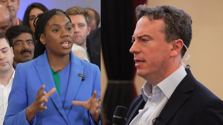 Sky's Sam Coates asks Tory leader Kemi Badenoch: "What are the differences between the conservatives under your leadership and Reform UK?"