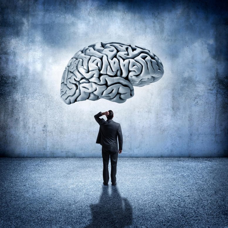 Consciousness Man Brain Wall