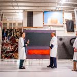 ROTTERDAM, NETHERLANDS - NOVEMBER 05: King Willem-Alexander of The Netherlands opens the new depot of the Boijmans van Beuningen museum on November 5, 2021 in Rotterdam, Netherlands. (Photo by Patrick van Katwijk/Getty Images)