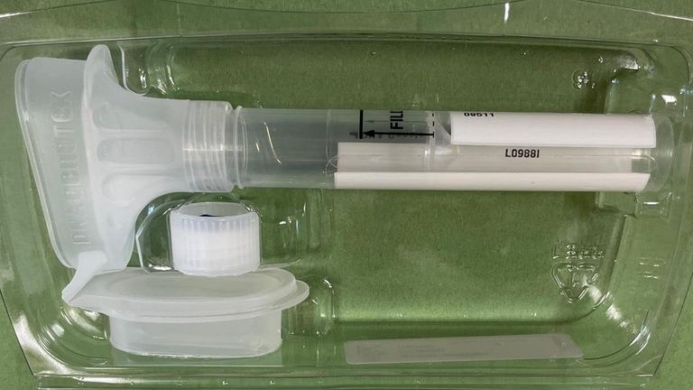 The new spit test for prostate cancer. Pic: PA