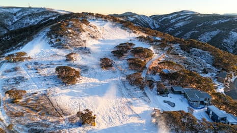 A mountain covered in white snow.